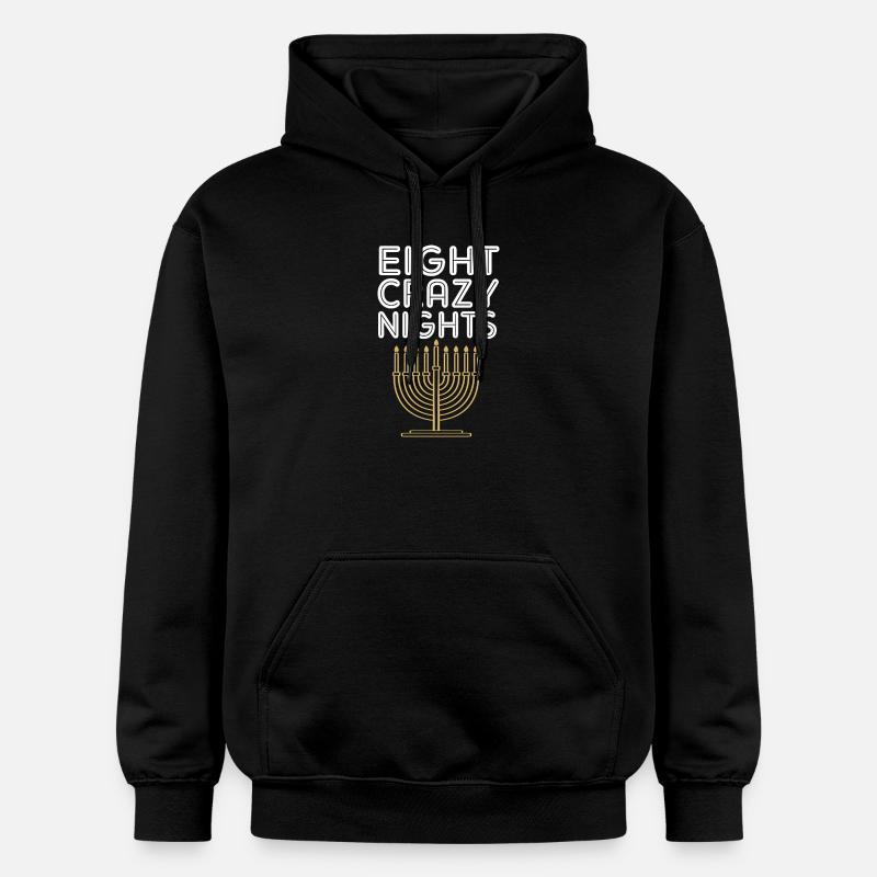 Hanoukka Hanoukka Hanoucca - Sweat à capuche Softstyle® Gildan Unisexe - noir