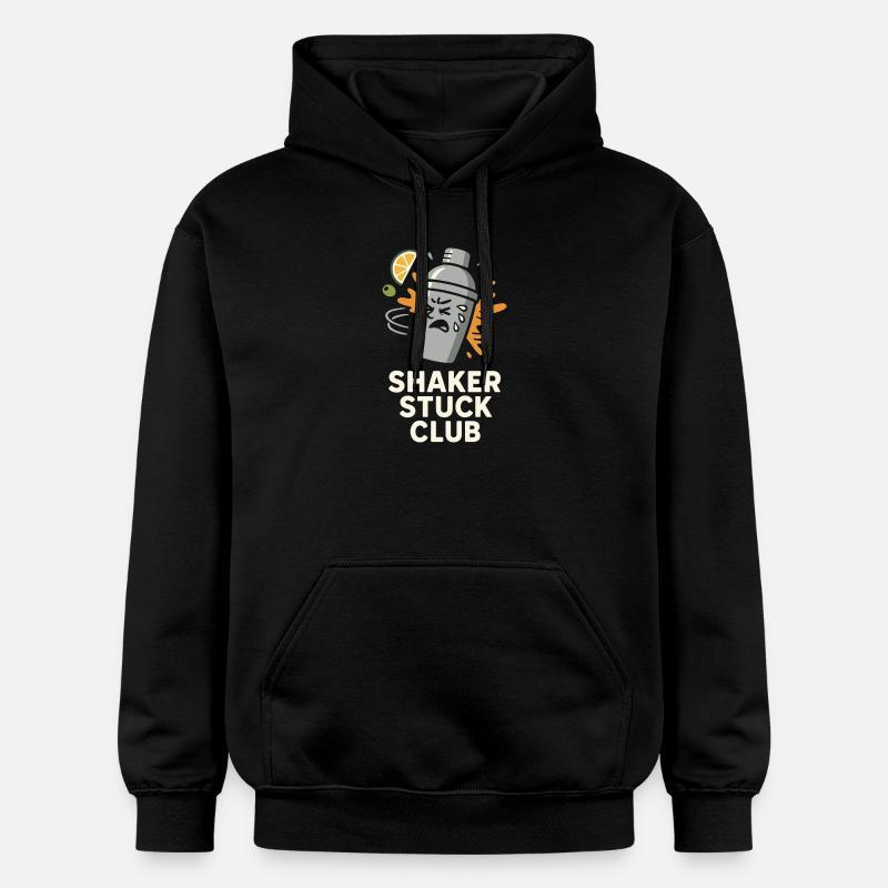 Shaker Stuck Mixologue débutant - Sweat à capuche Softstyle® Gildan Unisexe - noir