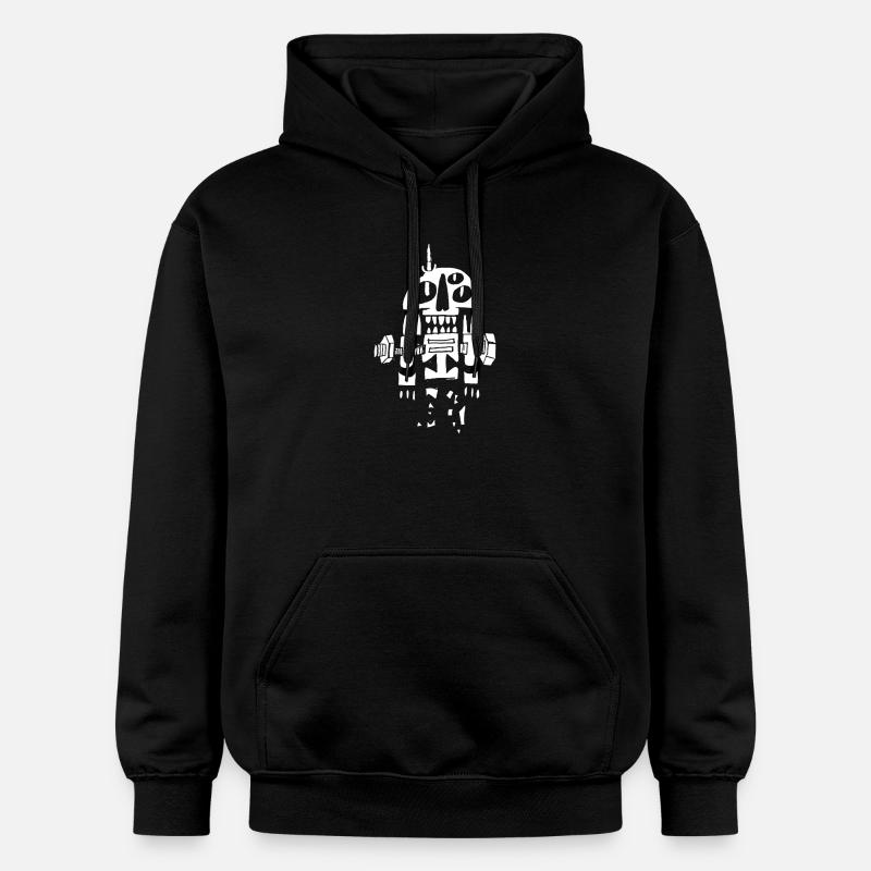 squelette - Sweat à capuche Softstyle® Gildan Unisexe - noir