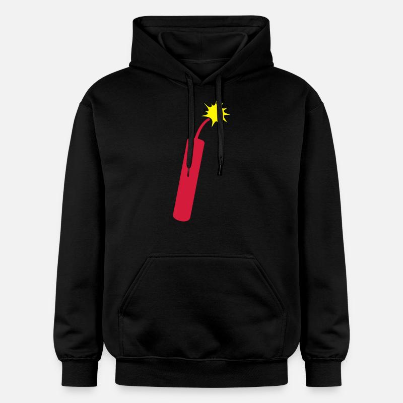 dynamite meche allume 1206 - Sweat à capuche Softstyle® Gildan Unisexe - noir