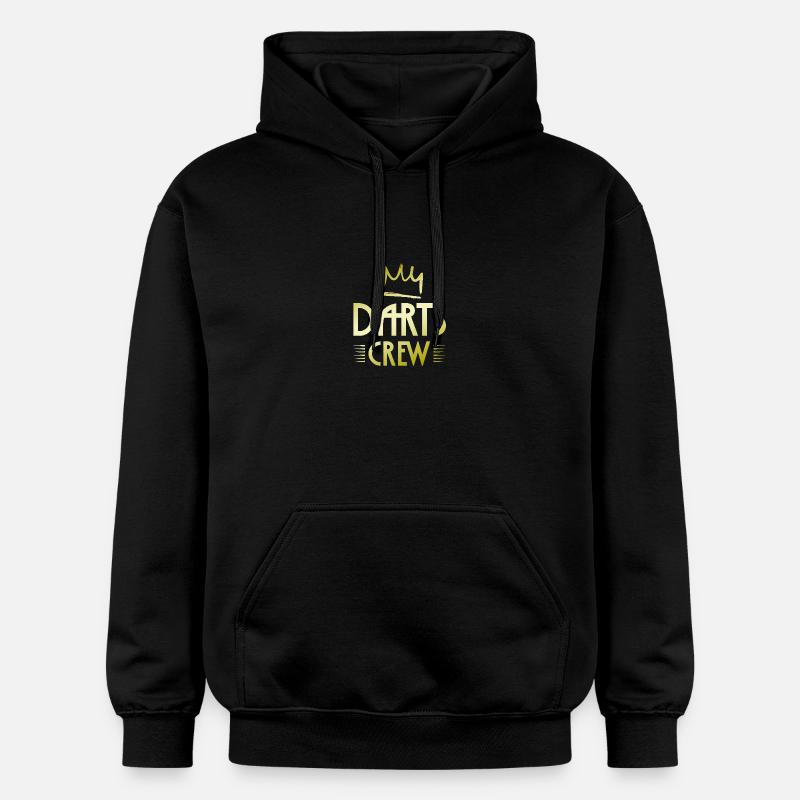 Équipe de fléchettes - Sweat à capuche Softstyle® Gildan Unisexe - noir