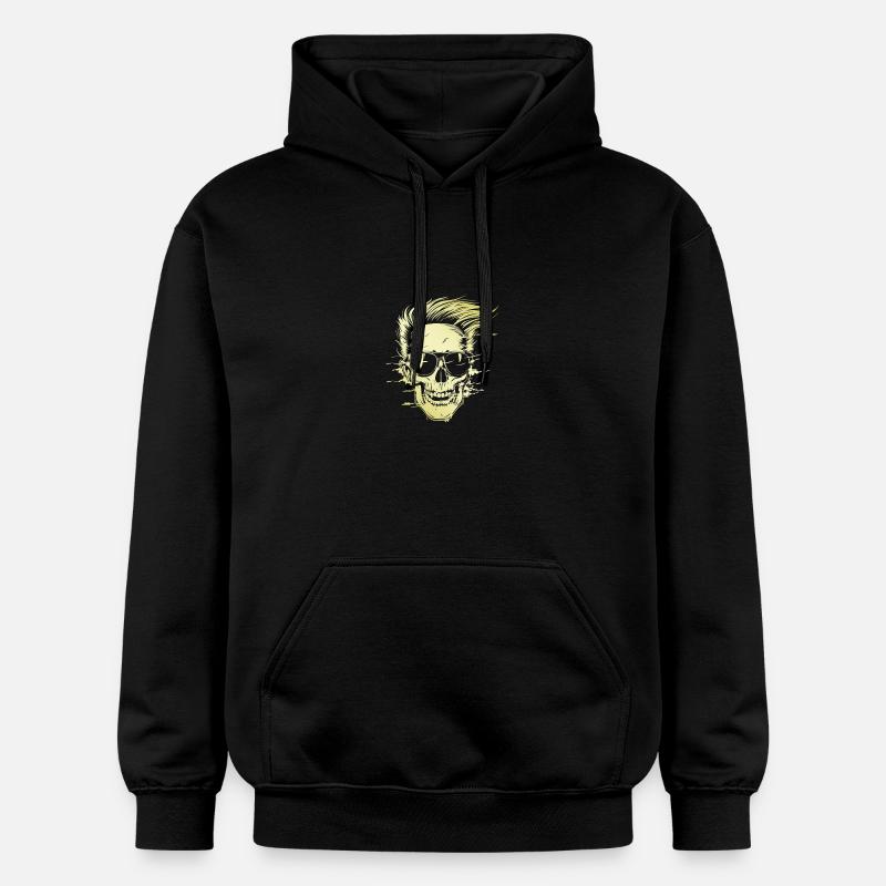Punker Skull Party - Sweat à capuche Softstyle® Gildan Unisexe - noir