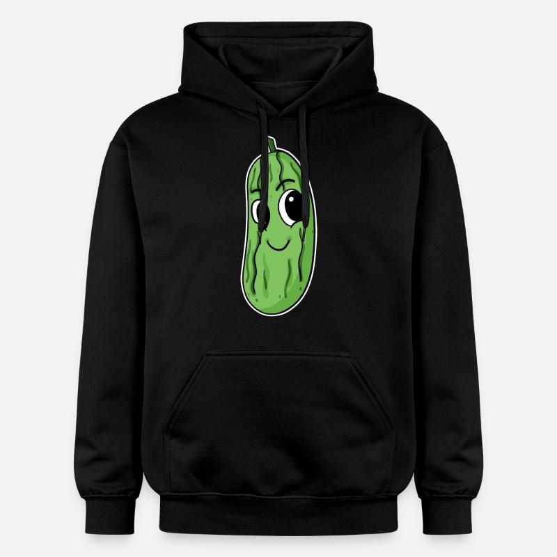 Motif de concombre - Sweat à capuche Softstyle® Gildan Unisexe - noir