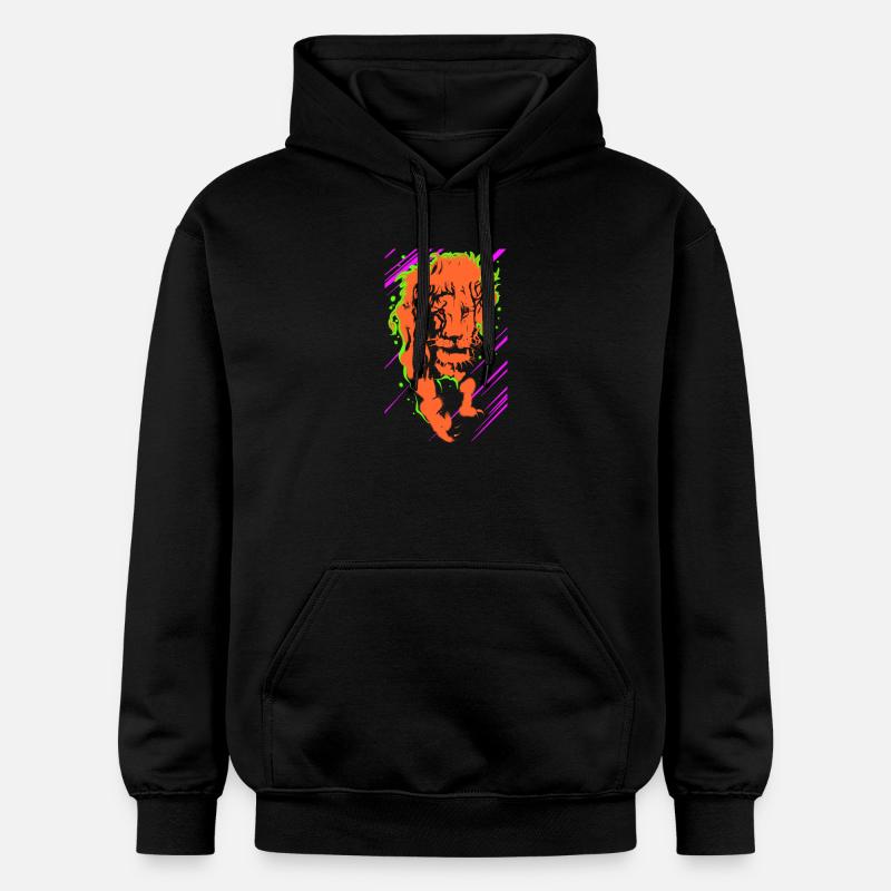 Lion - Sweat à capuche Softstyle® Gildan Unisexe - noir