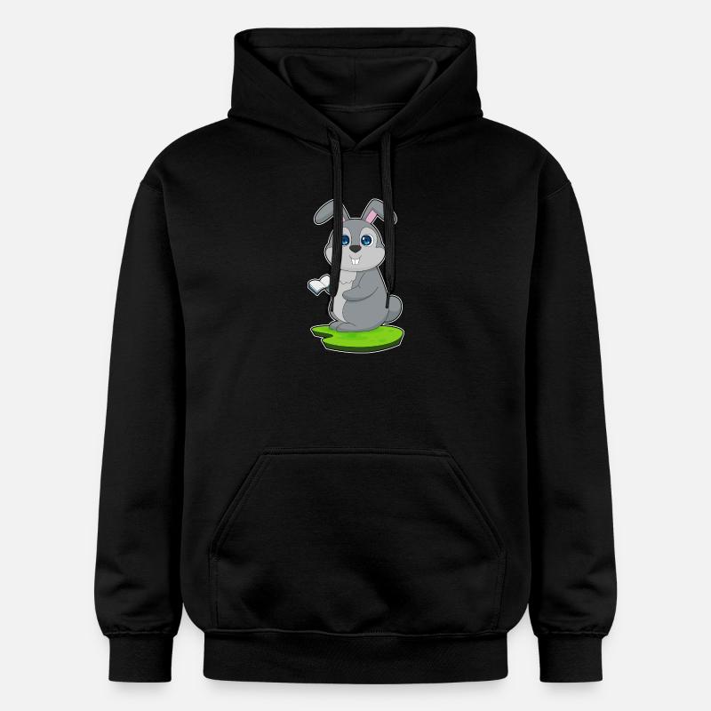 Livre de lapin - Sweat à capuche Softstyle® Gildan Unisexe - noir