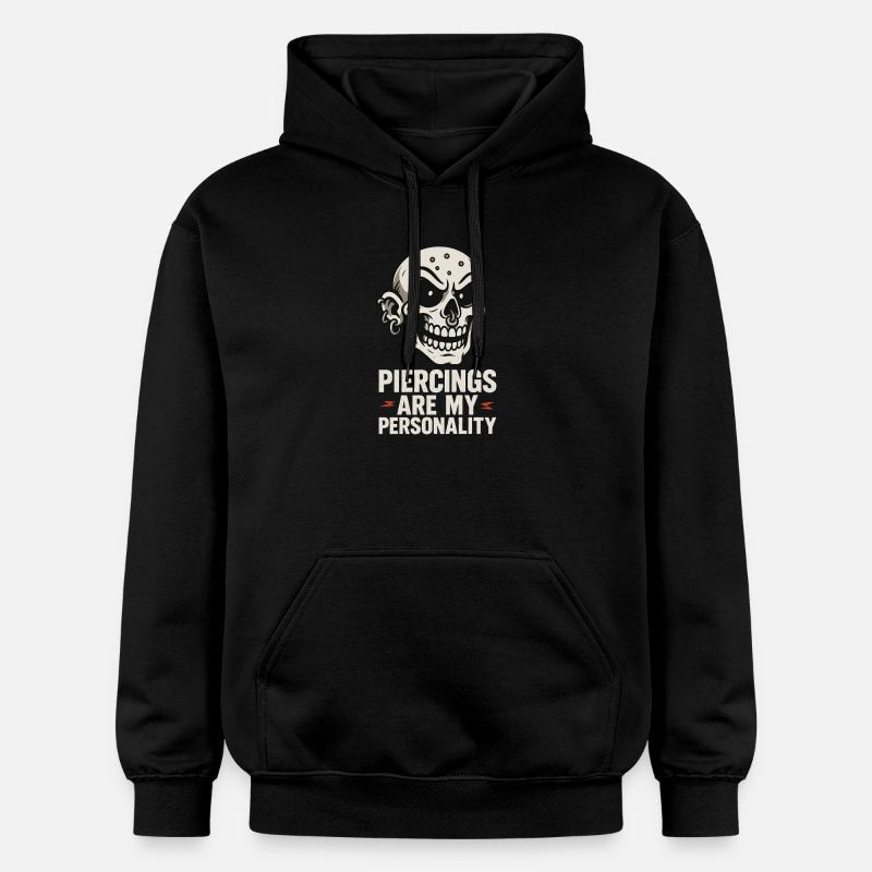 Piercing Addict Body Mod Enthusiast - Sweat à capuche Softstyle® Gildan Unisexe - noir