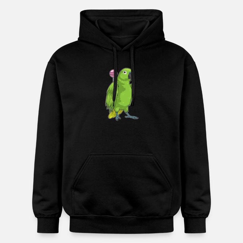 Perroquet Sucette - Sweat à capuche Softstyle® Gildan Unisexe - noir
