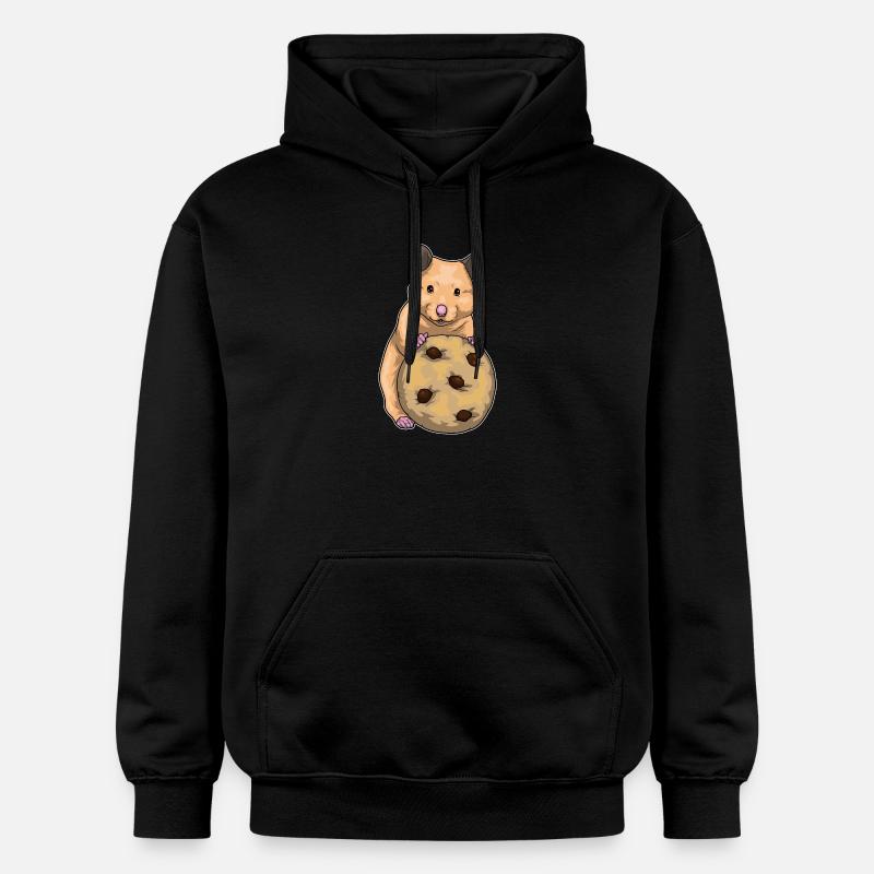 Biscuit hamster - Sweat à capuche Softstyle® Gildan Unisexe - noir