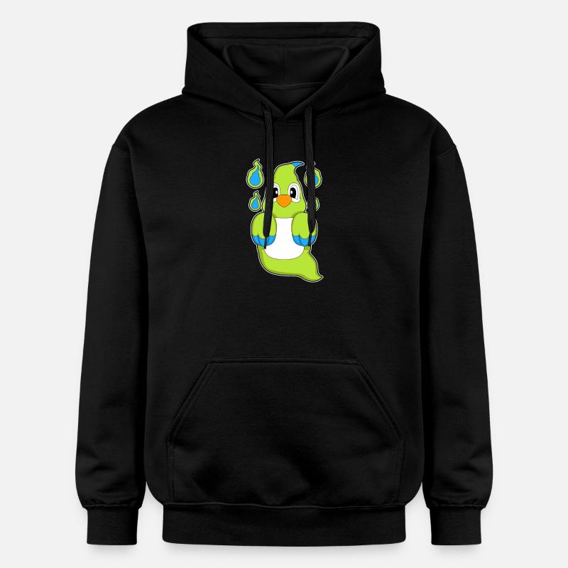 Fantôme perroquet - Sweat à capuche Softstyle® Gildan Unisexe - noir