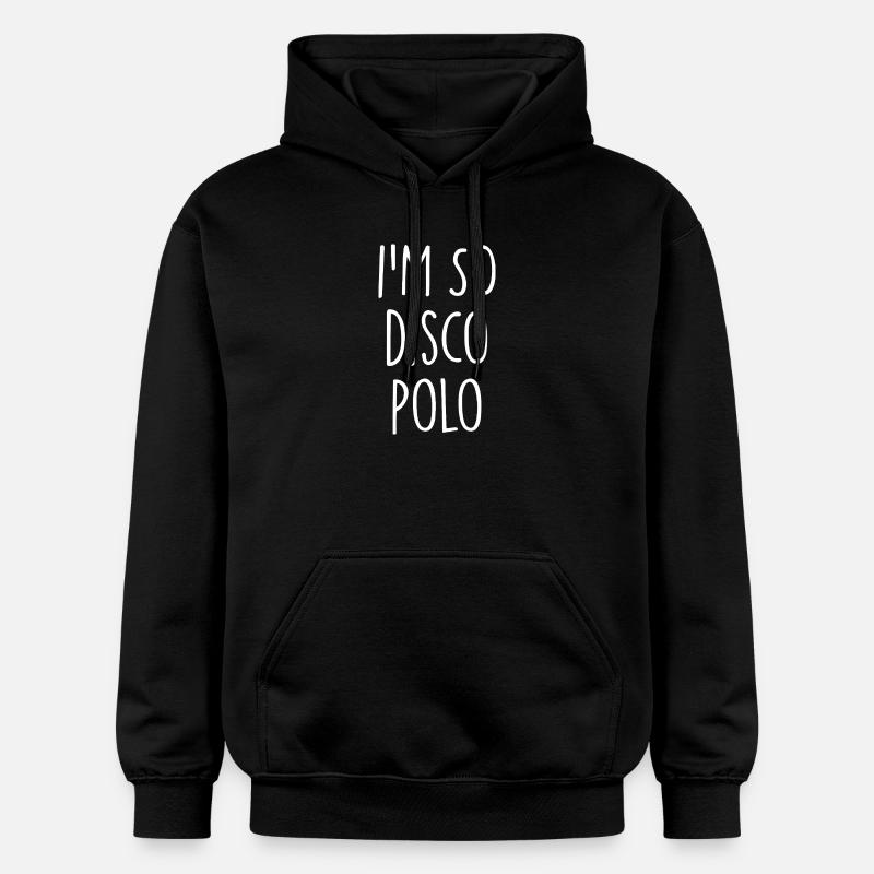 Disco Polo - Sweat à capuche Softstyle® Gildan Unisexe - noir