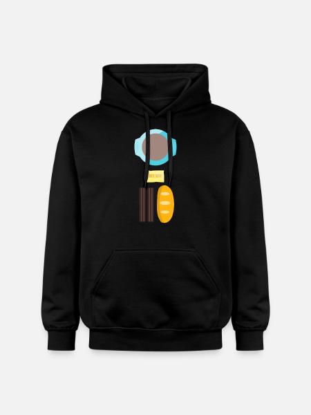 Breakfast in Taizé - Gildan Unisex Softstyle® Midweight Hoodie - Schwarz