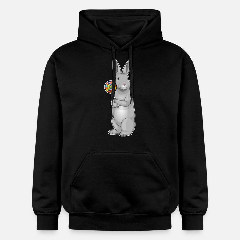 Sucette de lapin - Sweat à capuche Softstyle® Gildan Unisexe - noir