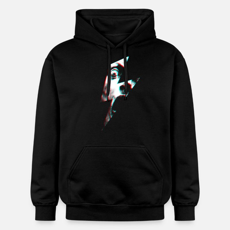 Décalage vers le rouge clignotant - Sweat à capuche Softstyle® Gildan Unisexe - noir