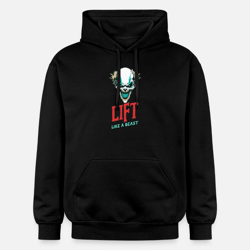 Soulever comme une bête - Sweat à capuche Softstyle® Gildan Unisexe - noir
