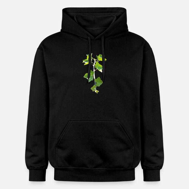 Lierre – Connexion à feuilles persistantes - Sweat à capuche Softstyle® Gildan Unisexe - noir