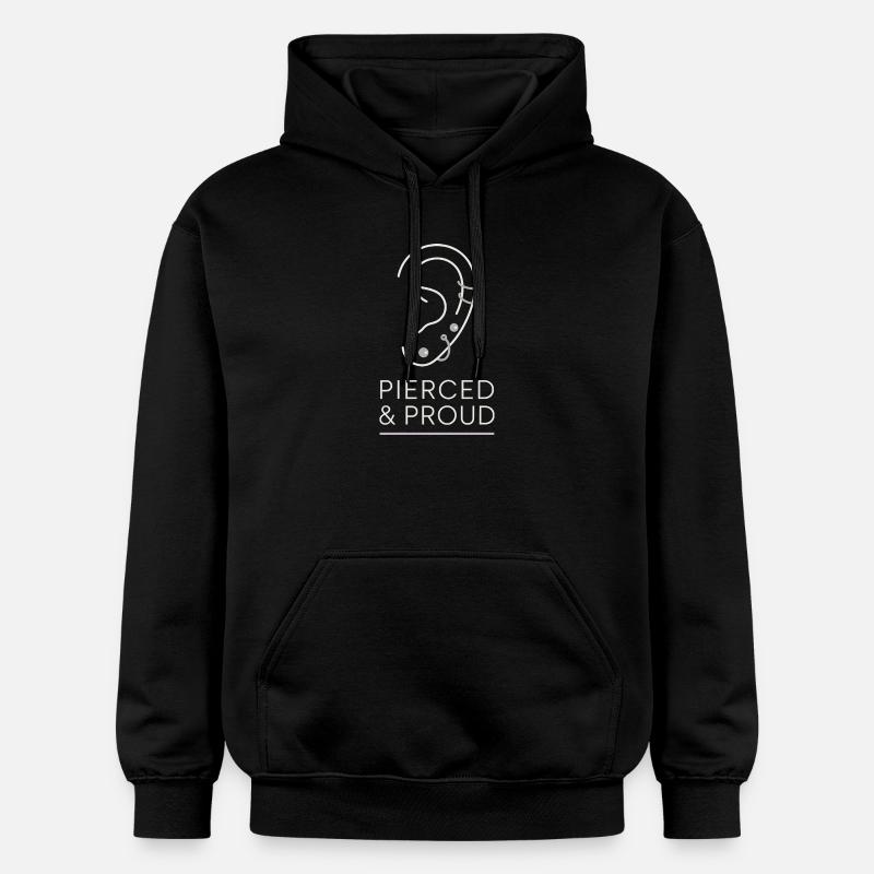 Piercing Addict Body Mod Enthusiast - Sweat à capuche Softstyle® Gildan Unisexe - noir
