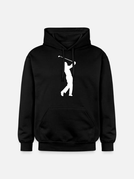 Golf Golfer Golfer Golf Course - Gildan Unisex Softstyle® Midweight Hoodie - black