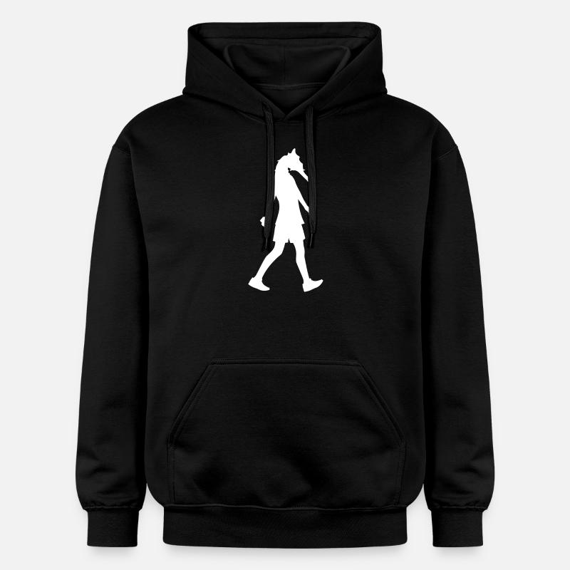 Fille hippocampe - Sweat à capuche Softstyle® Gildan Unisexe - noir