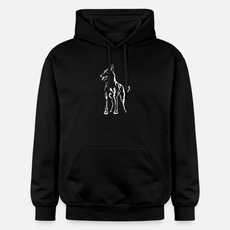 Malinois « Black Edition » - Sweat à capuche Softstyle® Gildan Unisexe - noir