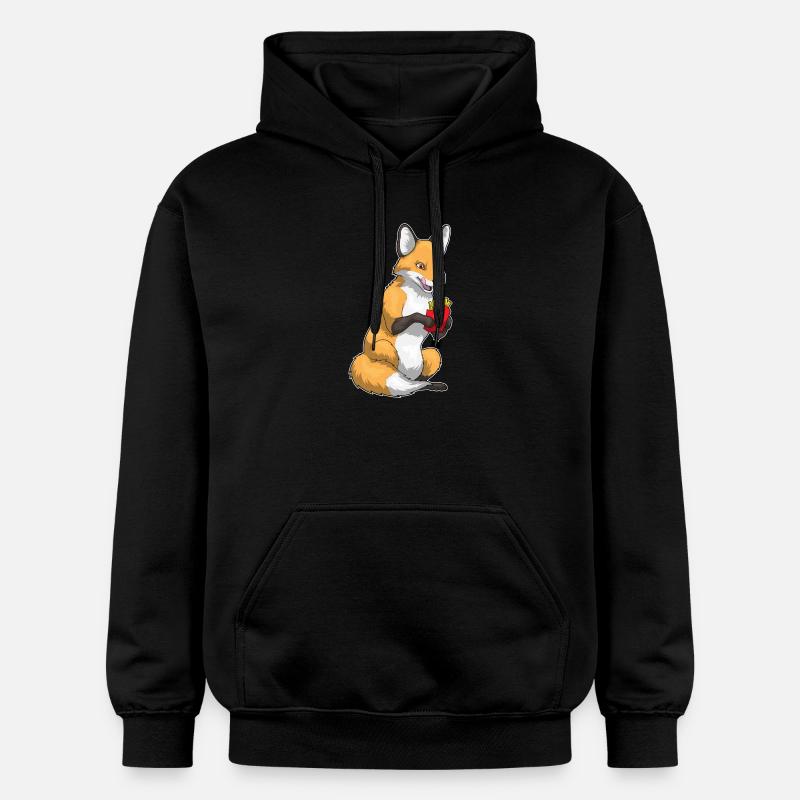 Frites Fuchs - Sweat à capuche Softstyle® Gildan Unisexe - noir