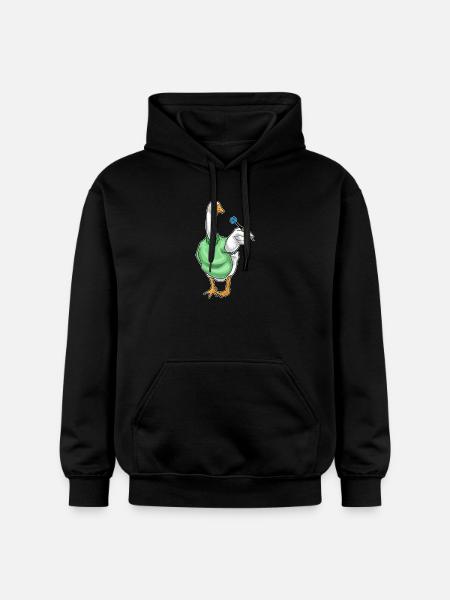 Duck Dart Dart - Gildan Unisex Softstyle® Midweight Hoodie - black