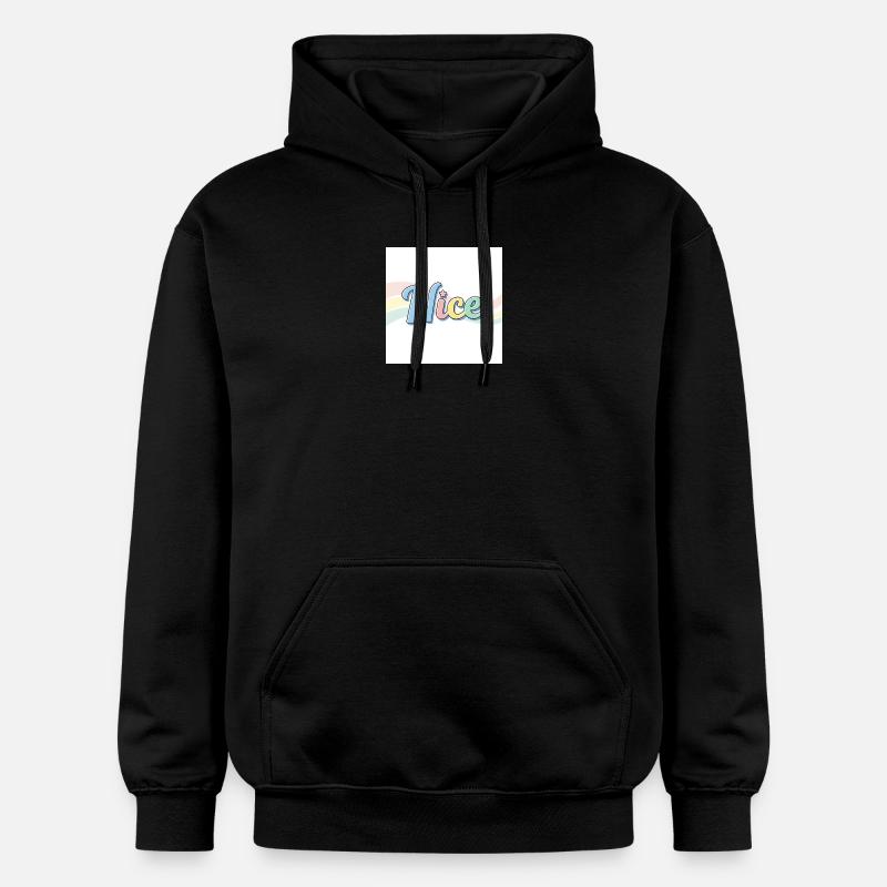 Das echte Nice Nizza Souvenir - Gildan Unisex Softstyle® Midweight Hoodie - Schwarz