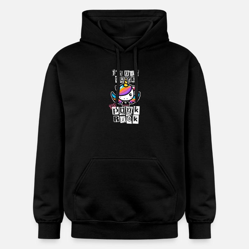 Licorne Punk Rock - Sweat à capuche Softstyle® Gildan Unisexe - noir