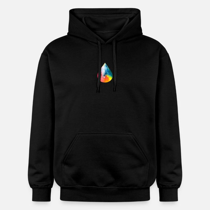 pluie heureuse - Sweat à capuche Softstyle® Gildan Unisexe - noir
