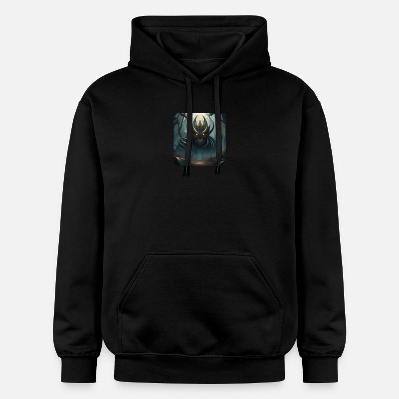Démon de la forêt - Sweat à capuche Softstyle® Gildan Unisexe - noir