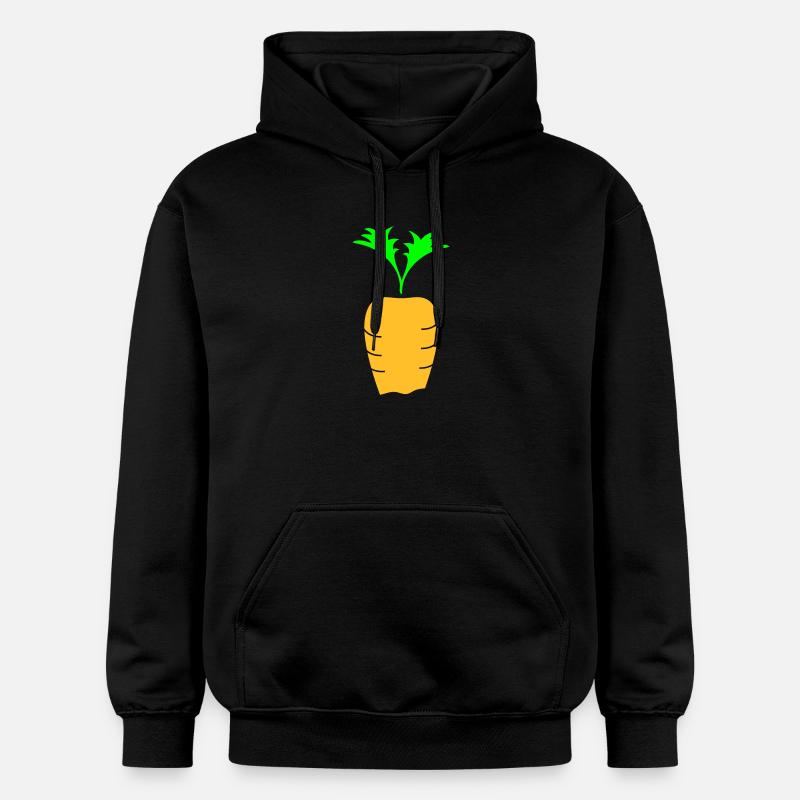 Carotte inséré dans le sol - Sweat à capuche Softstyle® Gildan Unisexe - noir