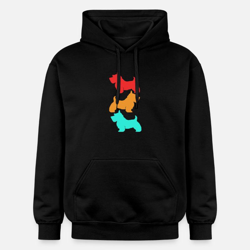 Terrier écossais - Sweat à capuche Softstyle® Gildan Unisexe - noir