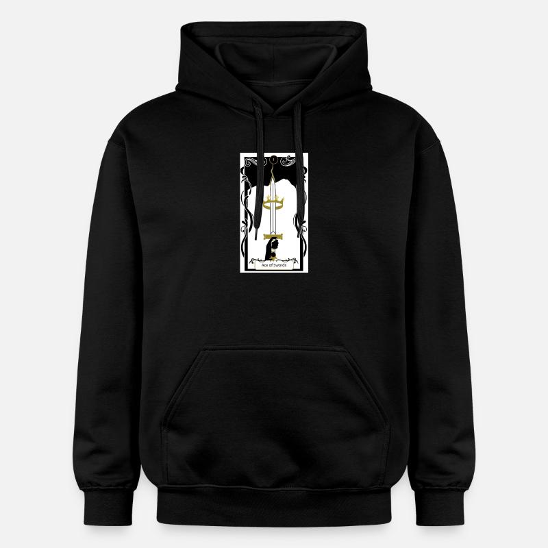 As d'épées - Sweat à capuche Softstyle® Gildan Unisexe - noir