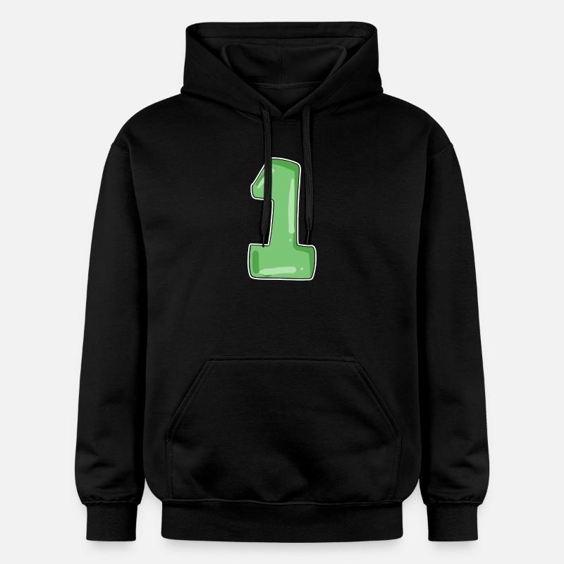 Numéro 1 - Sweat à capuche Softstyle® Gildan Unisexe - noir