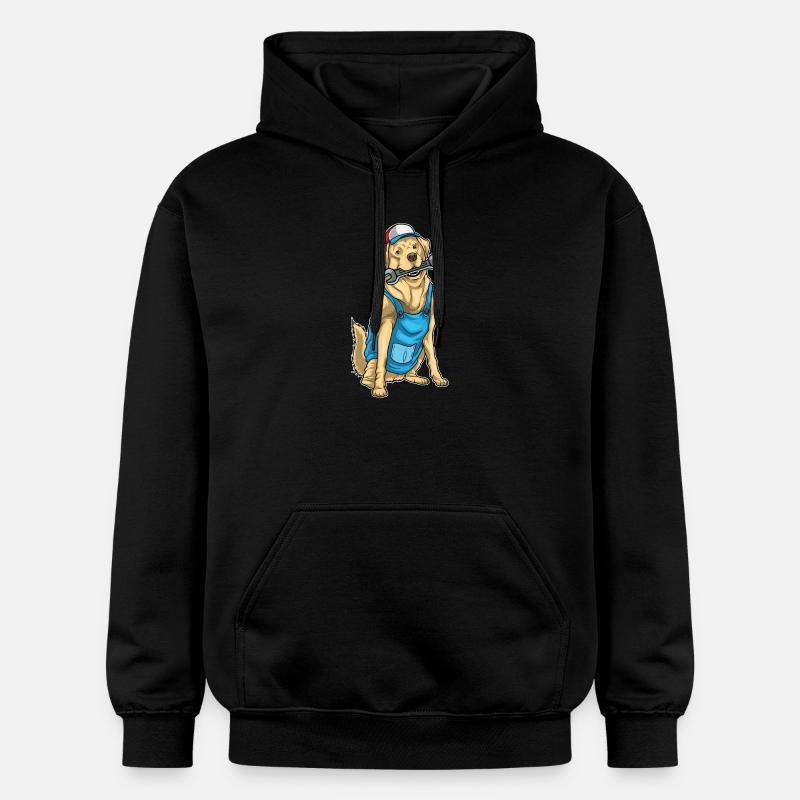 Clé d’artisanat Labrador - Sweat à capuche Softstyle® Gildan Unisexe - noir