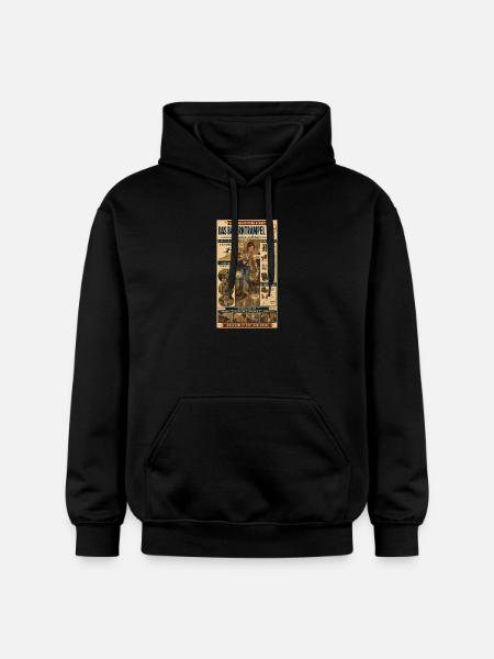 Das Bauerntrampel – stolpernd stabil - Gildan Unisex Softstyle® Midweight Hoodie - Schwarz