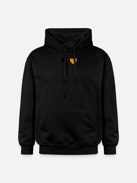 airbrushherz_2f - Gildan Unisex Softstyle® Midweight Hoodie - black