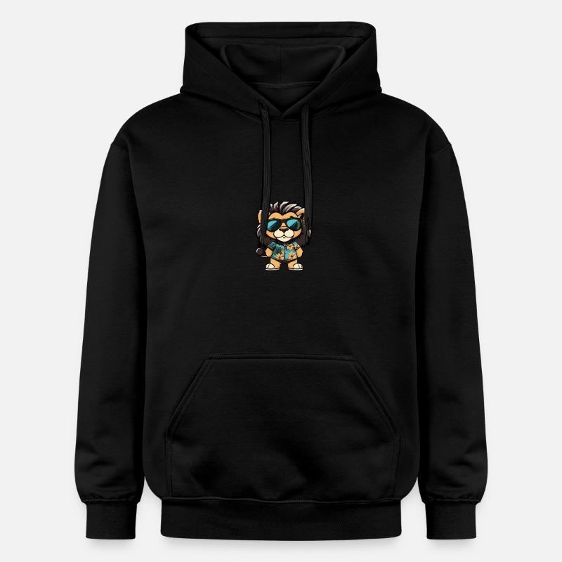 Lion BD Cool Été - Sweat à capuche Softstyle® Gildan Unisexe - noir