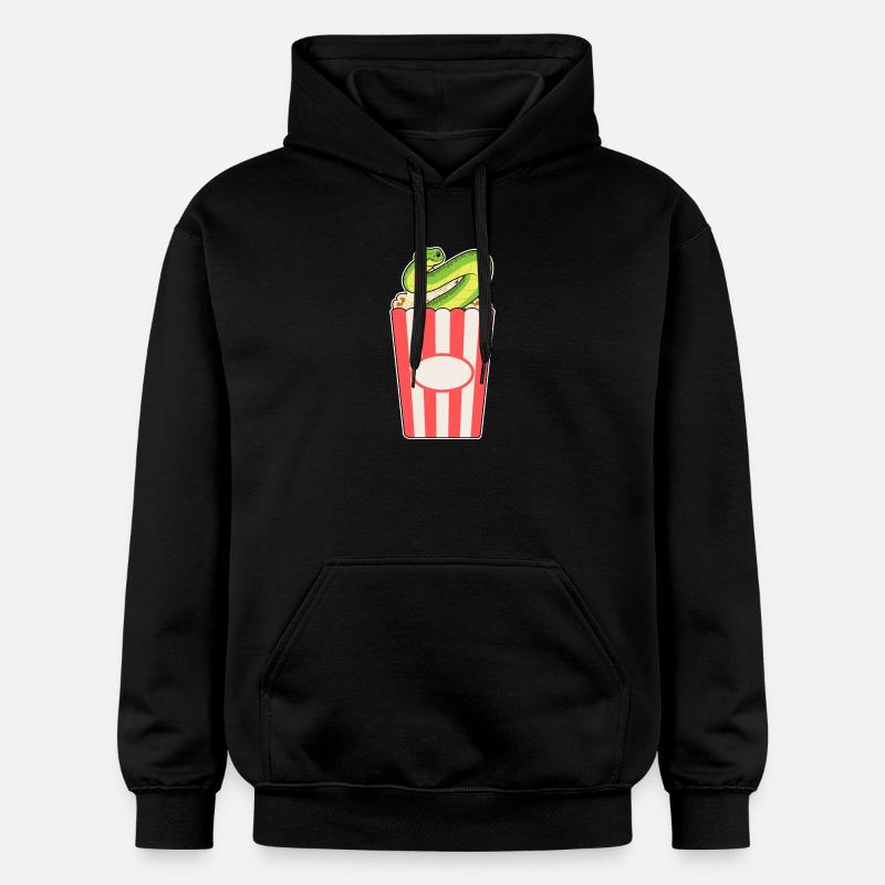Maïs soufflé serpent - Sweat à capuche Softstyle® Gildan Unisexe - noir