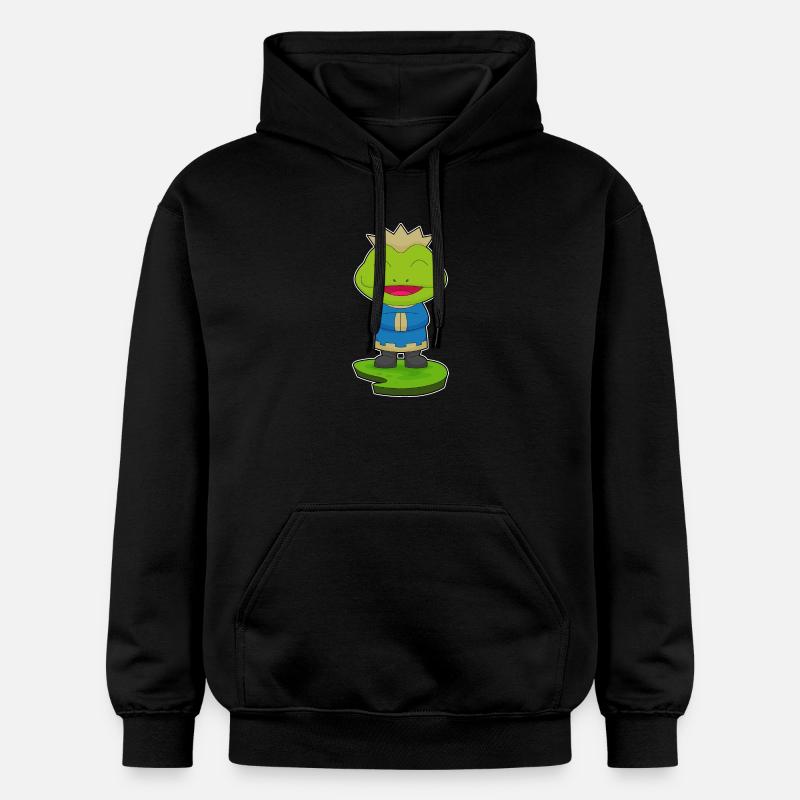 Couronne du Roi Grenouille - Sweat à capuche Softstyle® Gildan Unisexe - noir