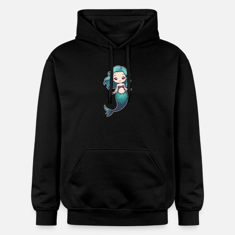 Sirène - Sweat à capuche Softstyle® Gildan Unisexe - noir