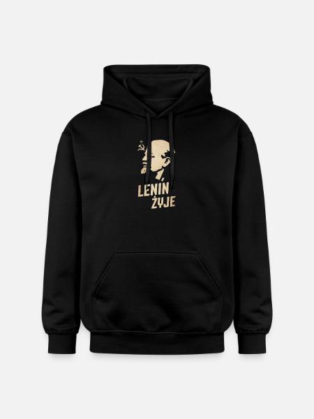 Lenin lebt - Gildan Unisex Softstyle® Midweight Hoodie - Schwarz