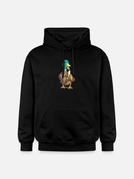 Duck Banana - Gildan Unisex Softstyle® Midweight Hoodie - black