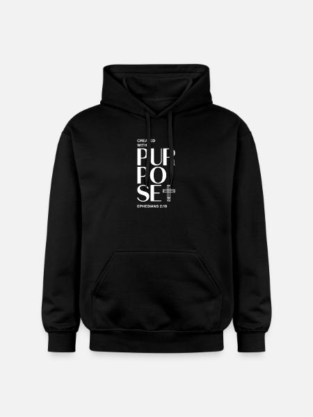 Conception intentionnelle de croix de foi - Sweat à capuche Softstyle® Gildan Unisexe - noir