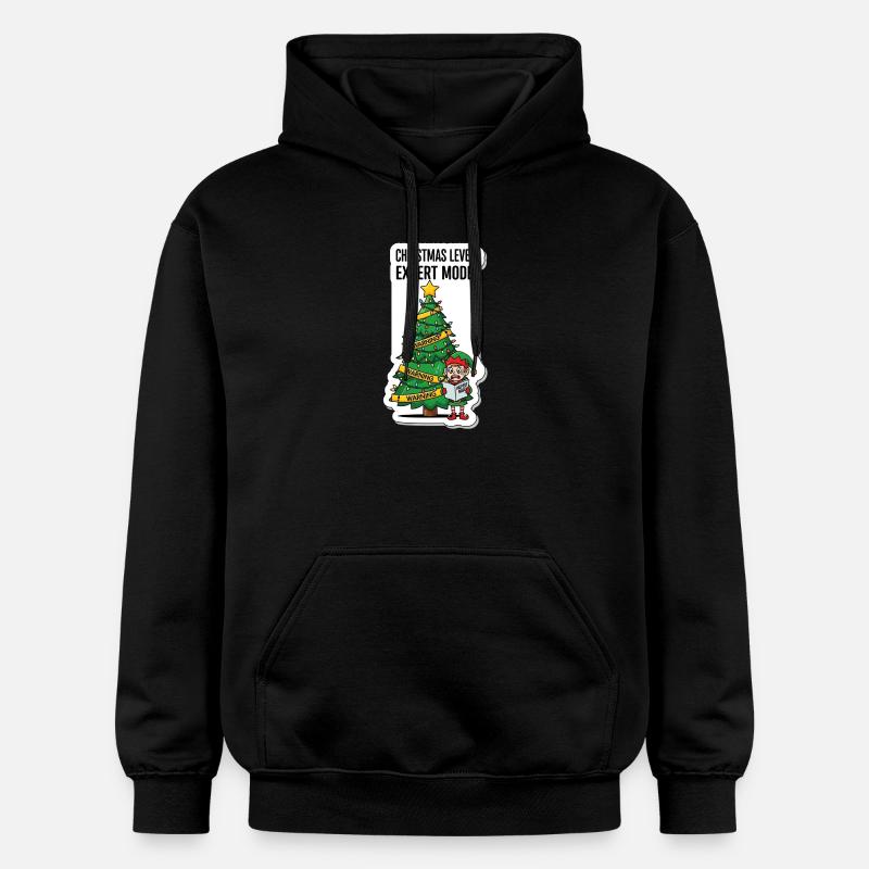 Mode Expert niveau de Noël - Sweat à capuche Softstyle® Gildan Unisexe - noir