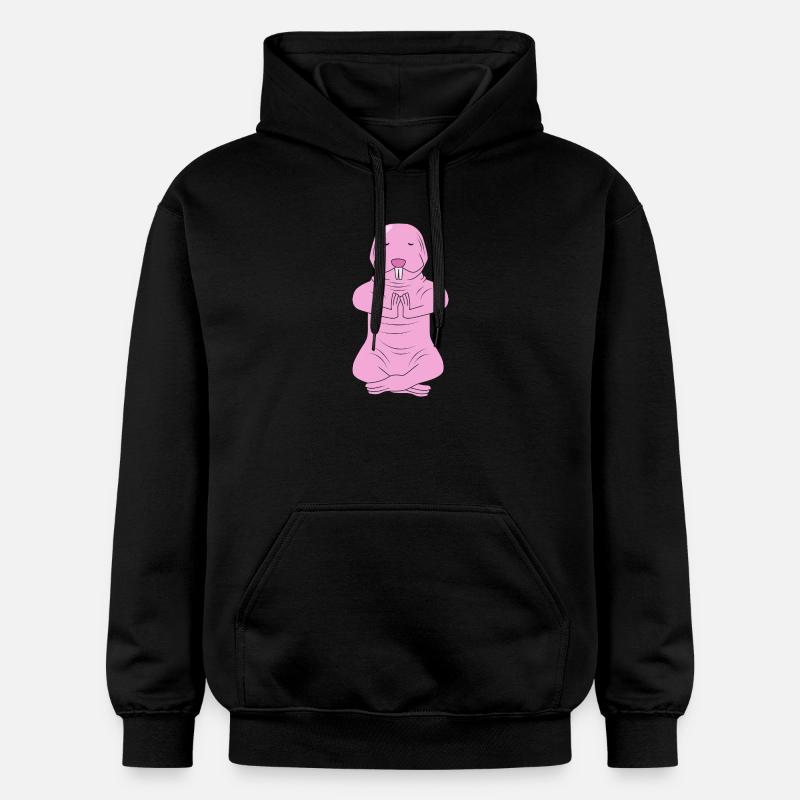 Chiot de sable - Sweat à capuche Softstyle® Gildan Unisexe - noir