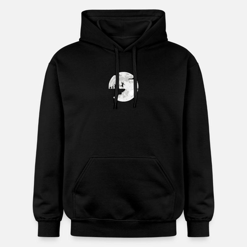 Feier der Mondevolution - Gildan Unisex Softstyle® Midweight Hoodie - Schwarz