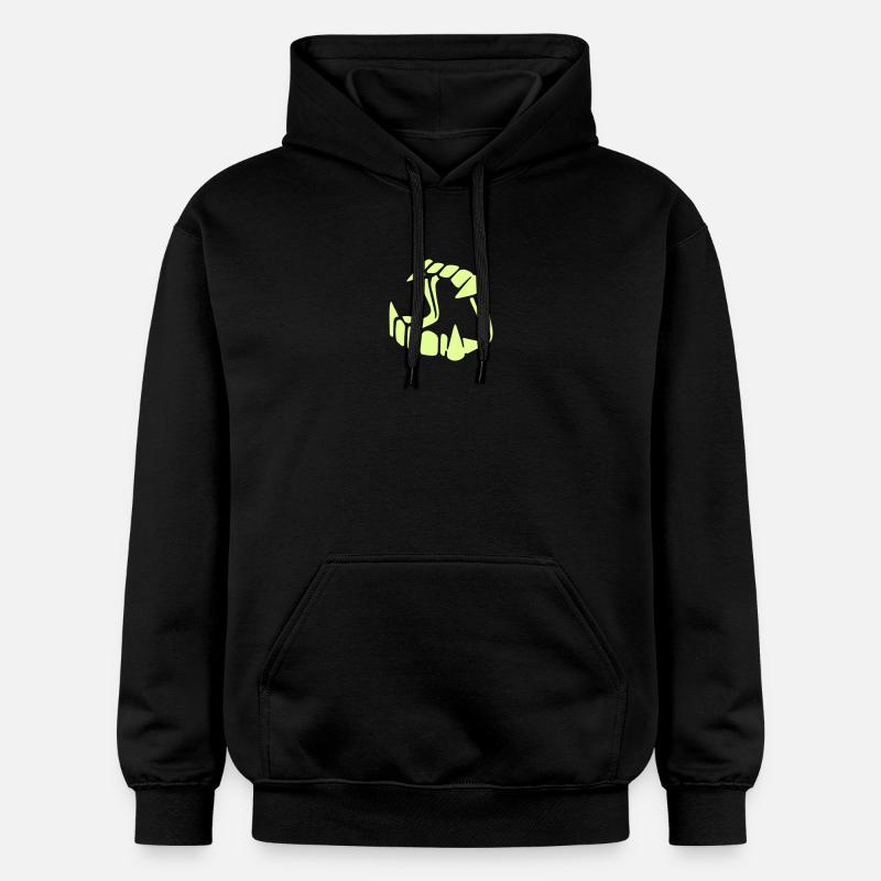 Lueur dans l'obscurité Dracula - Sweat à capuche Softstyle® Gildan Unisexe - noir