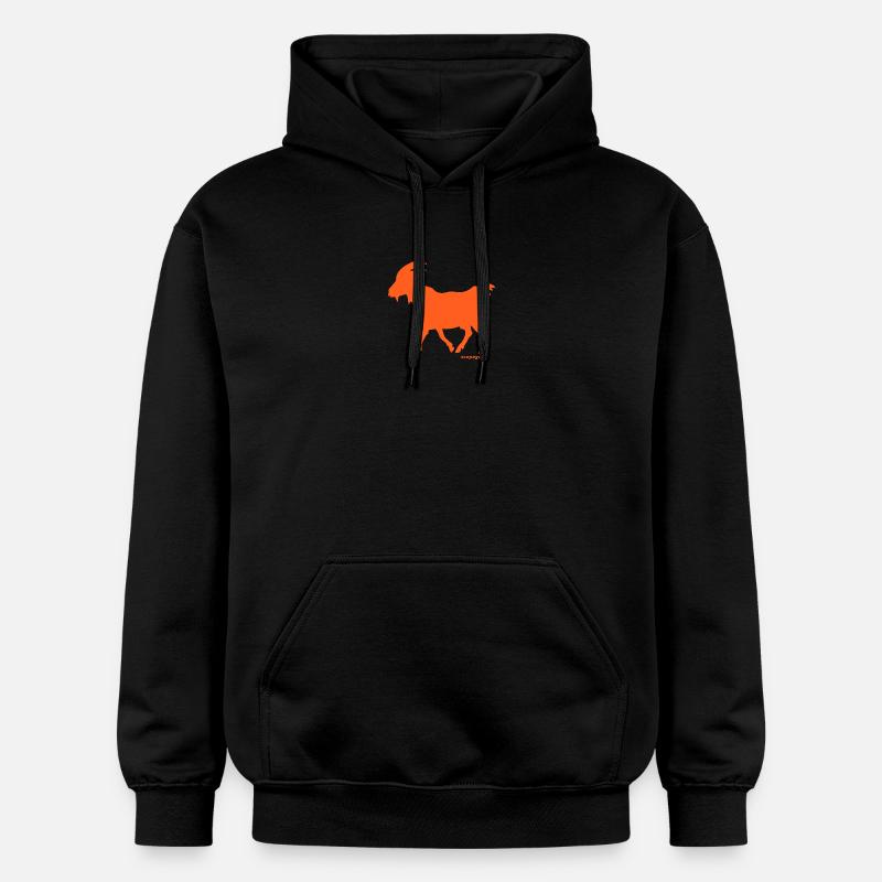 Bouc émissaire bouc émissaire orange - Sweat à capuche Softstyle® Gildan Unisexe - noir