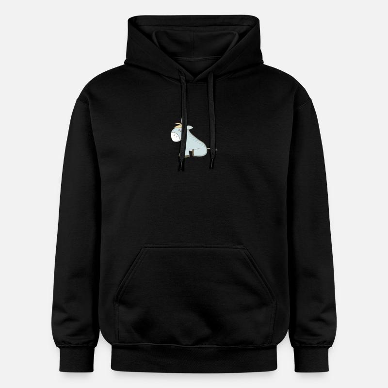 L’âne - Sweat à capuche Softstyle® Gildan Unisexe - noir