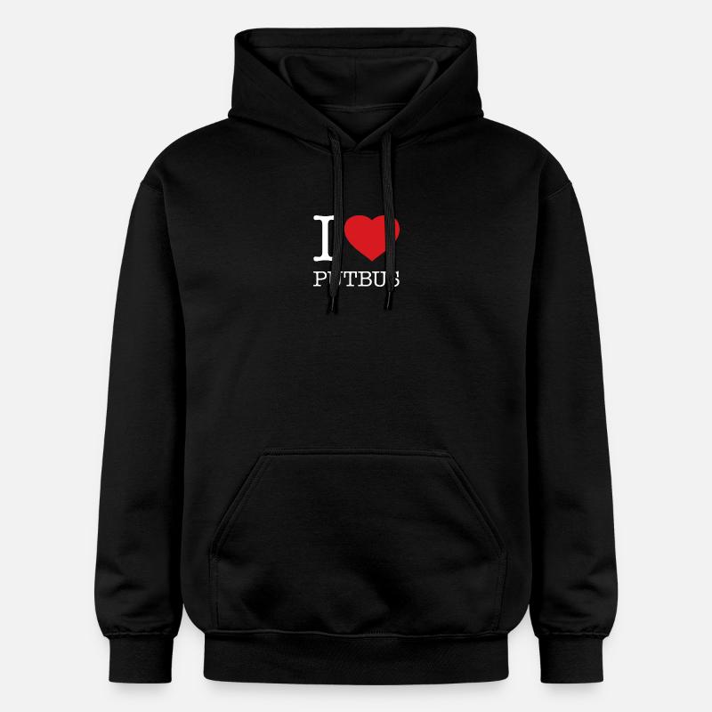 J’ADORE PUTBUS - Sweat à capuche Softstyle® Gildan Unisexe - noir